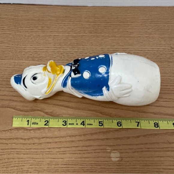 Vintage Donald Duck Bowling Set 6 Pins and Ball Walt Disney Productions 1960s - Picture 8 of 9